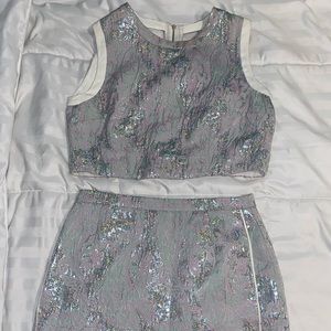 Sandro coordinated set skirt and top